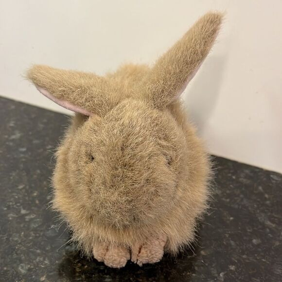 Vintage 1993 TY Classic Beanie NIBBLES Rabbit Bunny Brown Plush Stuffed Animal. - Picture 2 of 8